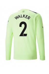 Fotbalové Dres Manchester City Kyle Walker #2 Třetí Oblečení 2022-23 Dlouhý Rukáv